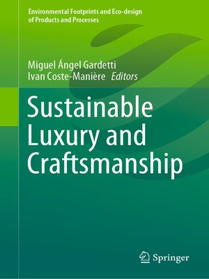 cover image of Sustainable Luxury and Craftsmanship